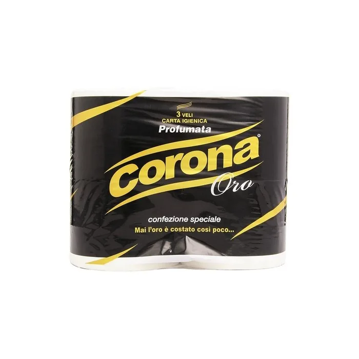 Corona Gold Scented Toilet Paper 3 Ply 4 Rolls