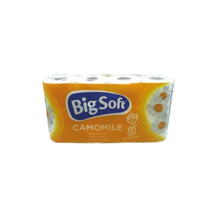 Big Soft Toilet Paper 3layer 8x150 Sheets Kamilka