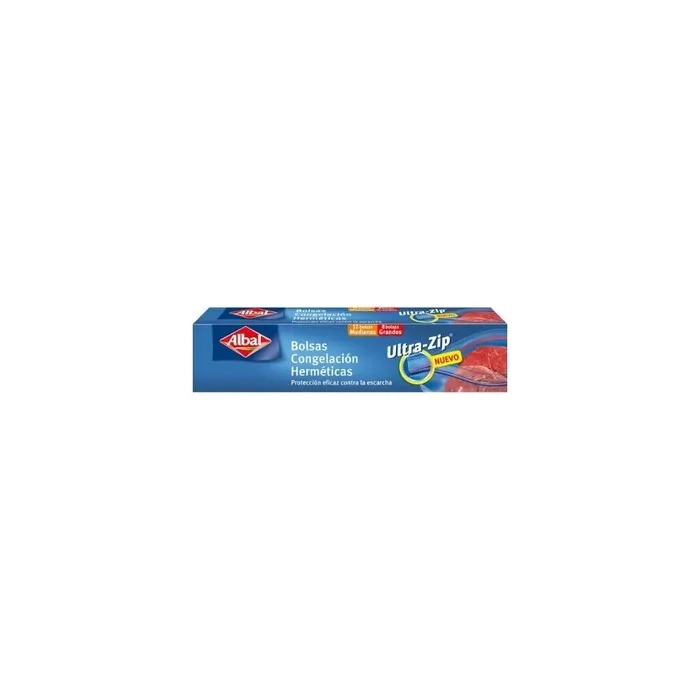 Albal Albal Ultrazip Freezing Bag 20 Units In 2 Sizes