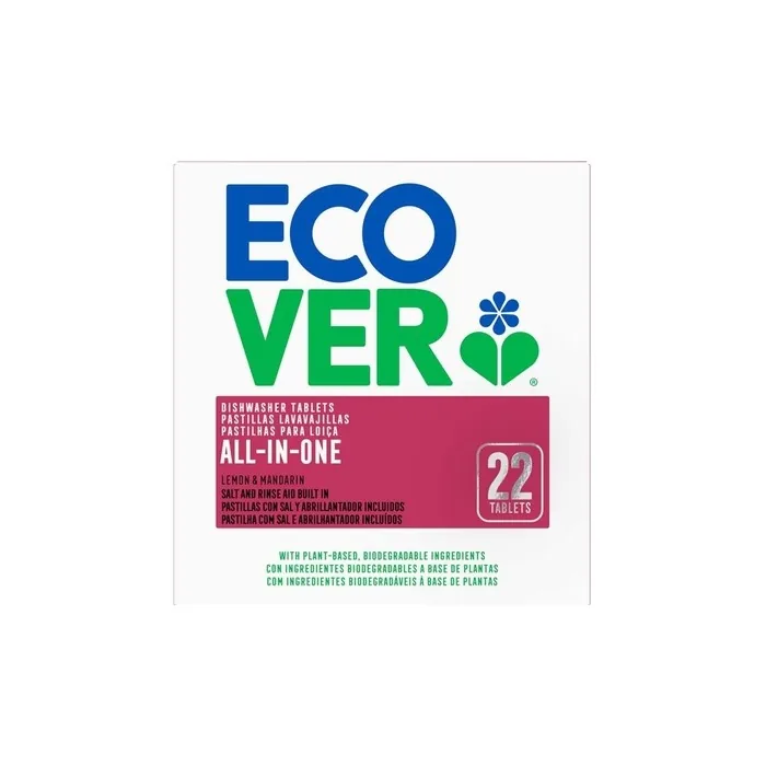 Ecover Allinone Dishwasher Tablets 22 Tablets