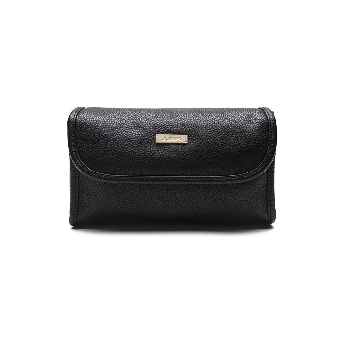 JJDK Black PU Lady Toiletry Bag Black/White Casual