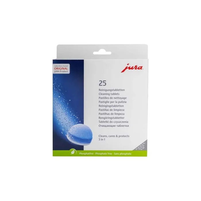Jura Cleaning Tablets 3 Phases 25 Pieces