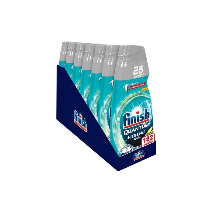 Finish Quantum + Hygiene, Dishwashing Liquid, Recommended By Napisan, Dishwasher