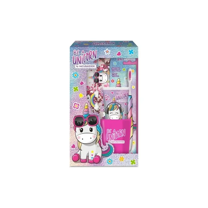 Kid Cof Unicorn Toothbrush and Toothpaste Set with Pencil Case