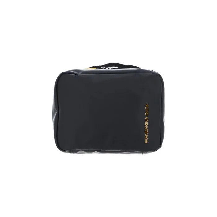 Mandarina Duck Eco Coated Necessaire M Toiletry Bag In Black