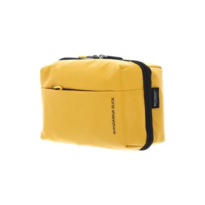 Mandarina Duck Eco Coated Toiletry Bag Duck Yellow