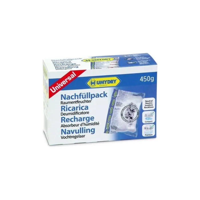 Humydry room dehumidifier refill pack 450 G
