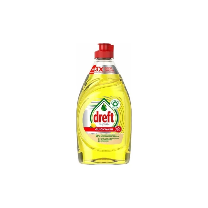 Dreft Quick Wash Lemon Dishwashing Liquid