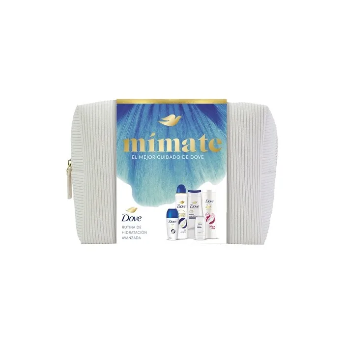Dove Toiletry Bag With 2 Bath Gels Deep Hydration