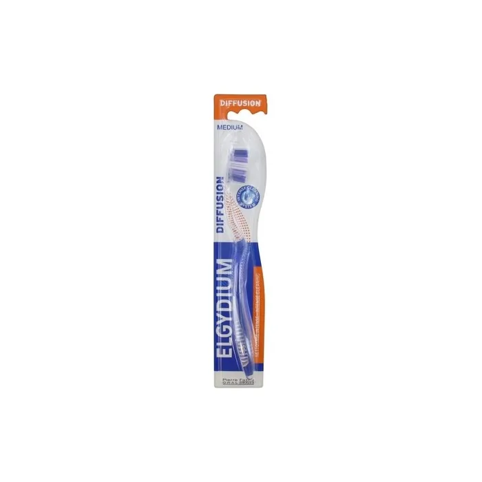 Elgydium Diffusion Medium Toothbrush - Purple