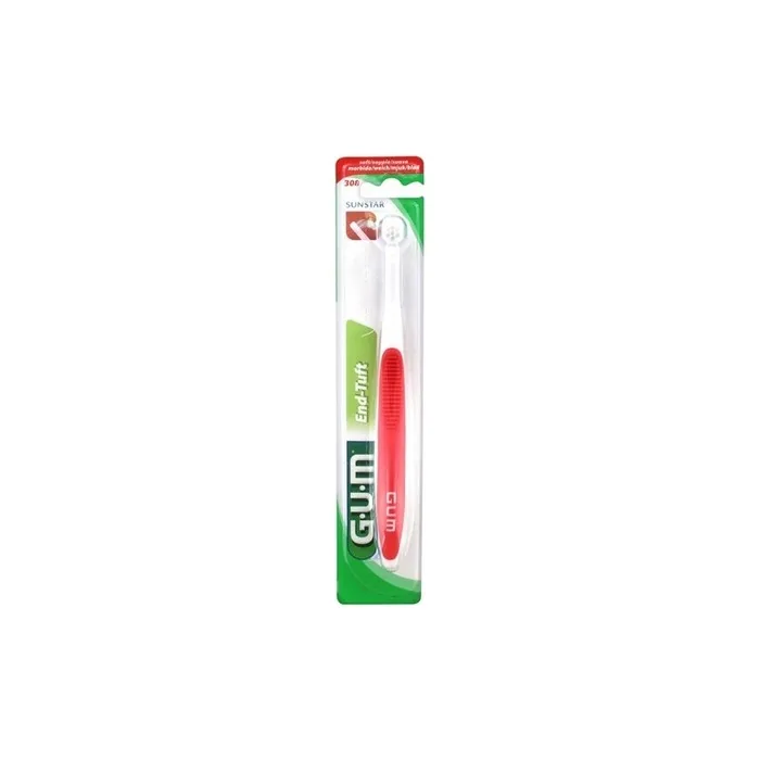GUM End-Tuft Toothbrush 308 Beveled at One End