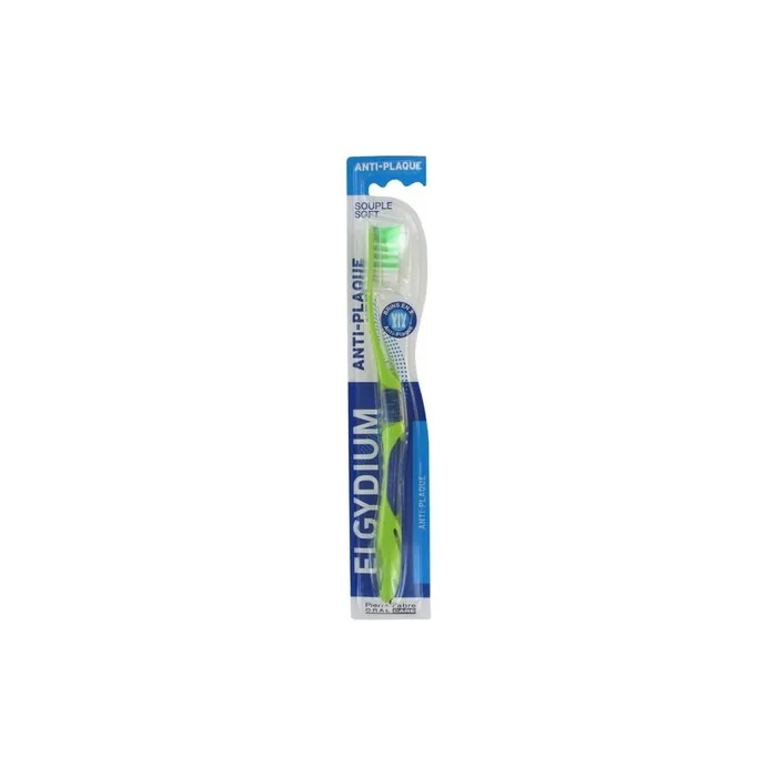 Elgydium Soft Anti-Plaque Toothbrush with Finely Rounded Bristles