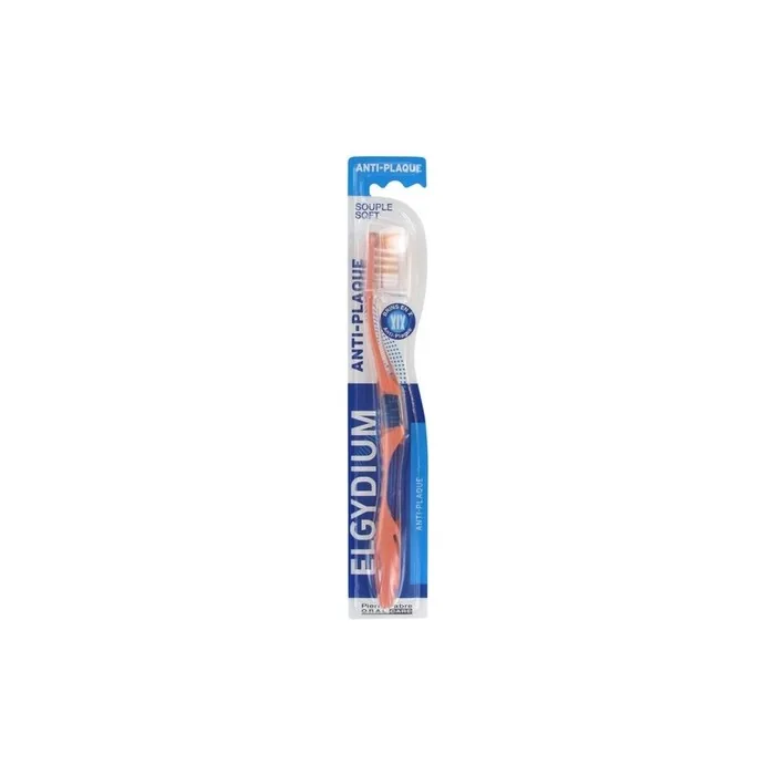 Elgydium Soft Anti-Plaque Toothbrush with Finely Rounded Bristles