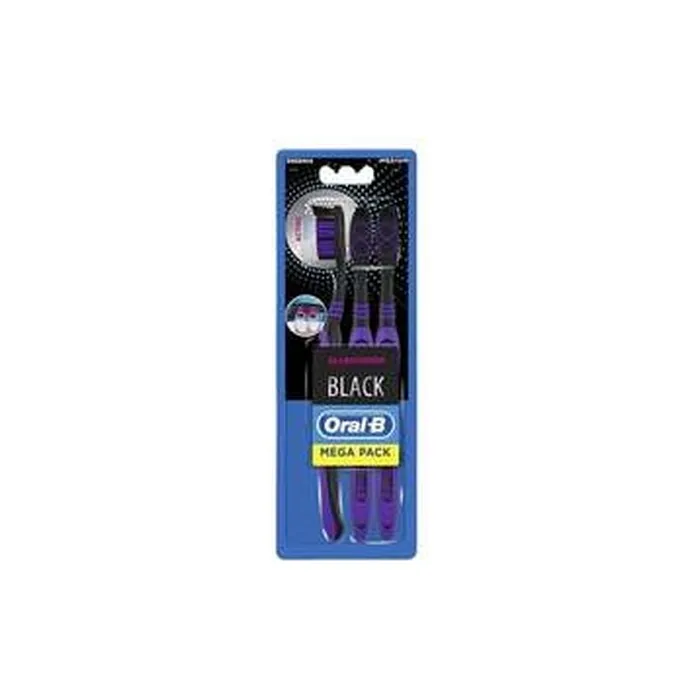 Oral B Allrounder Black Medium Toothbrush