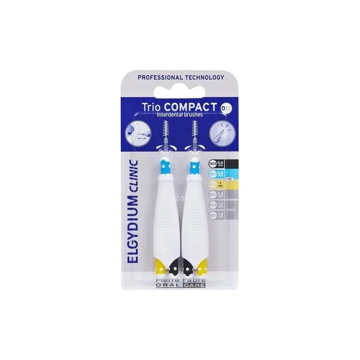 Elgydium Clinic Trio Compact Iso 012 Brushes