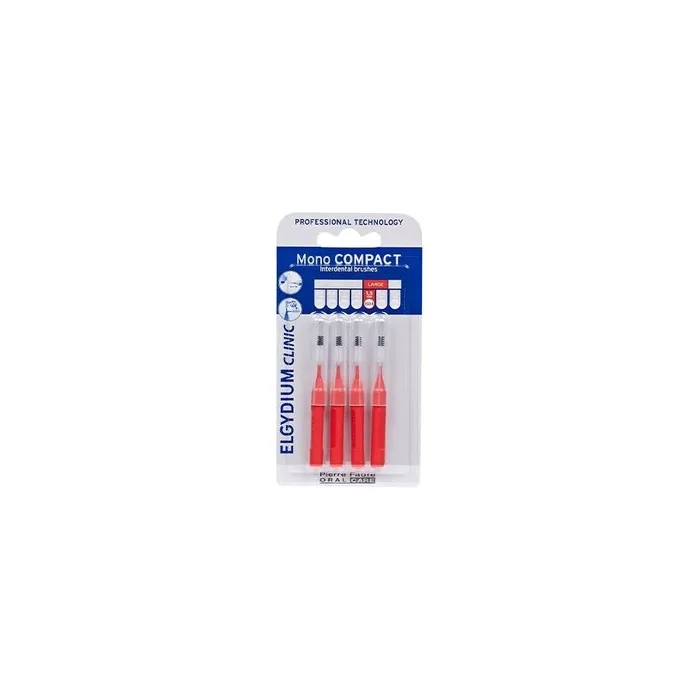 Elgydium Clinic Mono Compact Interdental Brush Red Iso 4 4 Units