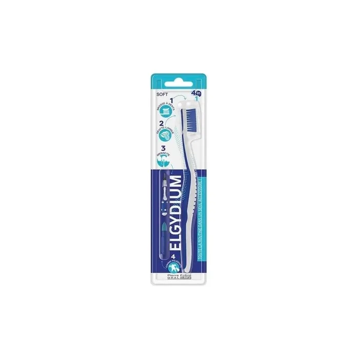 Elgydium 4-in-1 Soft Toothbrush - Innovative Tool