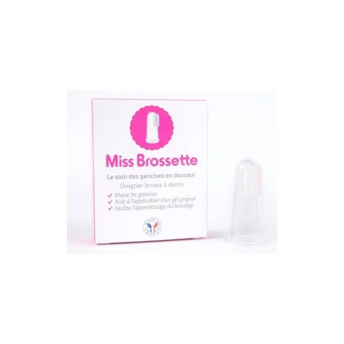 Machouyou Silicone Finger Toothbrush Miss Brossette Soft
