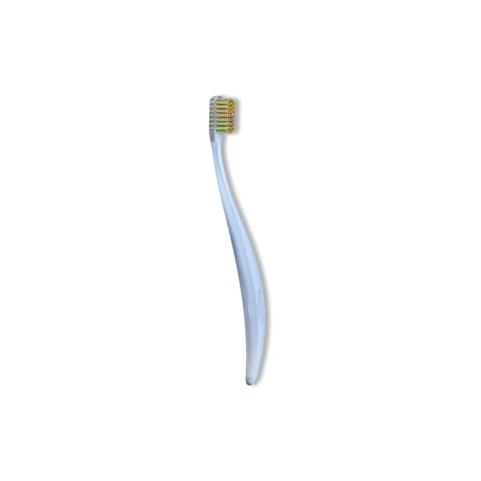 Promis Brush Sustainable Toothbrush with Soft 6750 Bristles and Ergonomic Handle - Rainbow