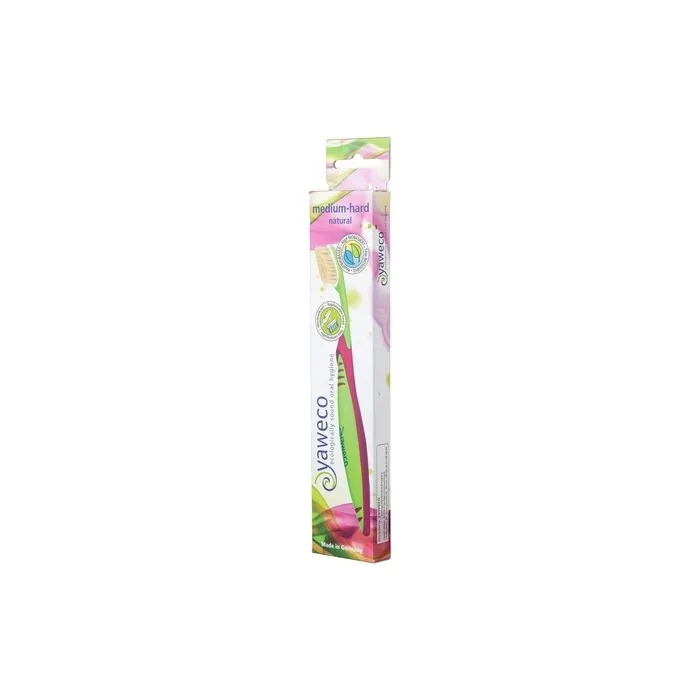 Yaweco Eco Toothbrush Nature Medium-Hard Assorted Colours