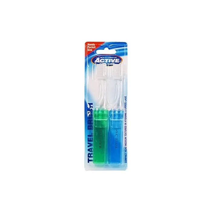 Beauty Formulas Active Oral Care Travel Toothbrushes