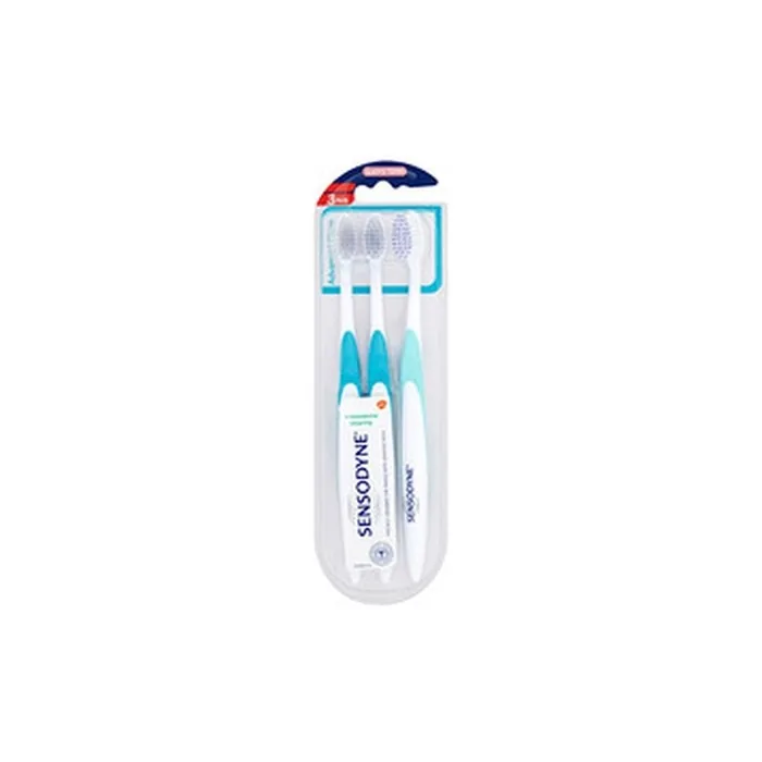 Sensodyne Extra Soft Gentle Clean Extra Soft Toothbrush 3 Pieces