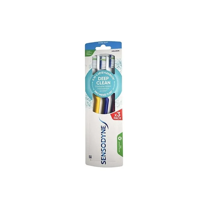 Sensodyne Deep Clean Extra Soft Toothbrush Pack Of 3