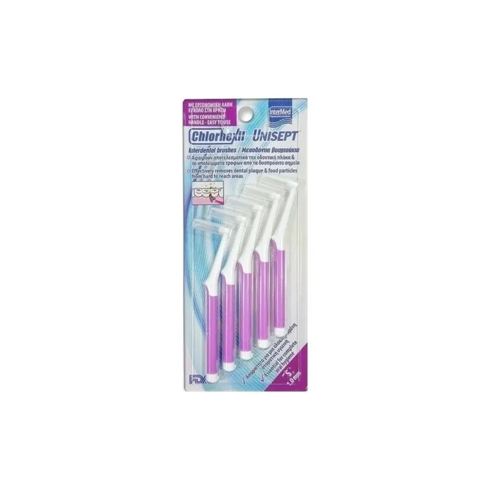 Intermed Chlorhexil Interdental Brushes SSSS 1.0mm 5 Pieces