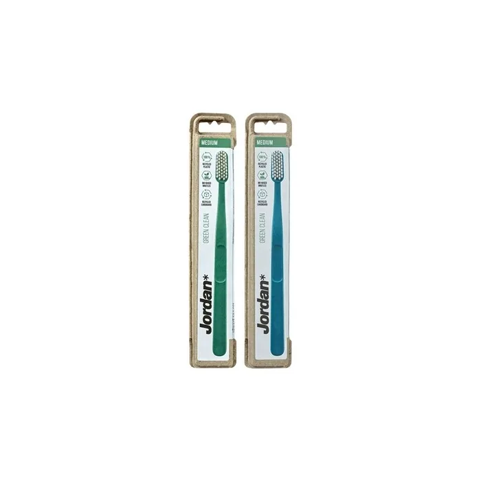 Jordan Green Clean Medium Toothbrush