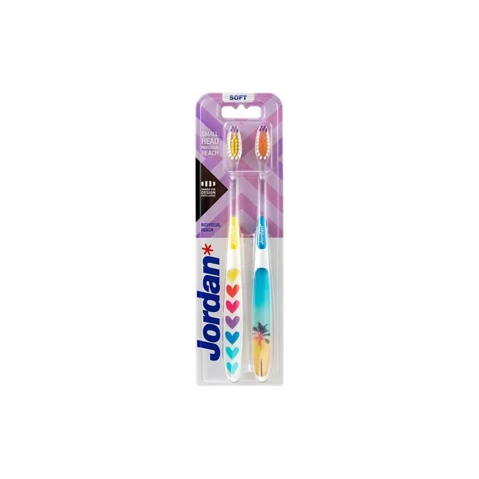 Jordan Individual Reach Manual Toothbrush 100g - Pack of 2