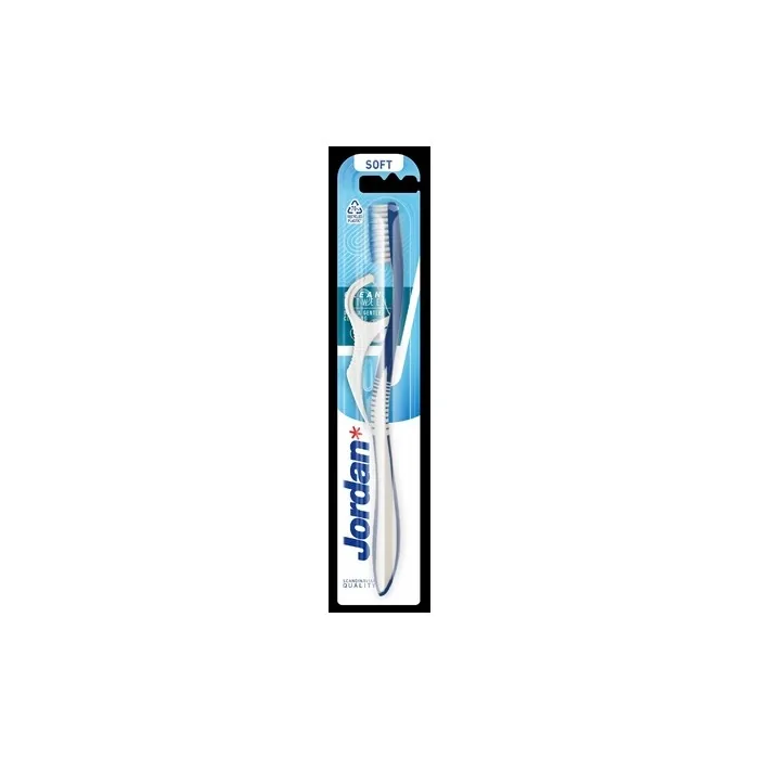 Orkla Jordan Toothbrush With Flosser Clean Between Soft