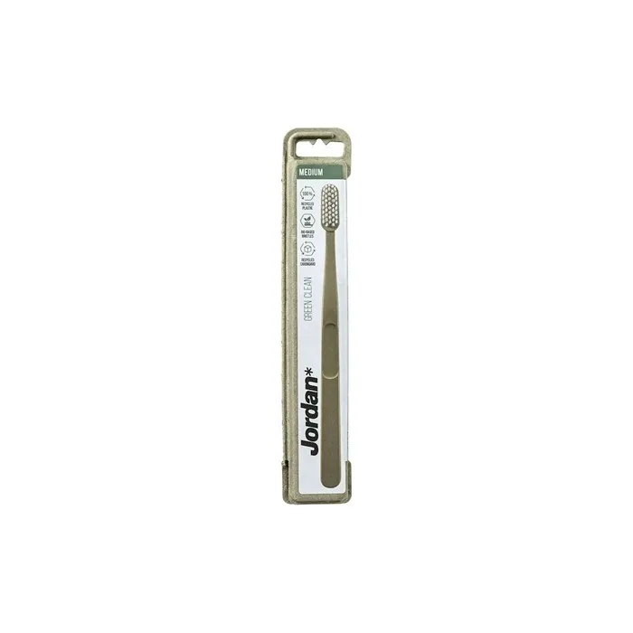 Jordan Green Clean Medium Toothbrush