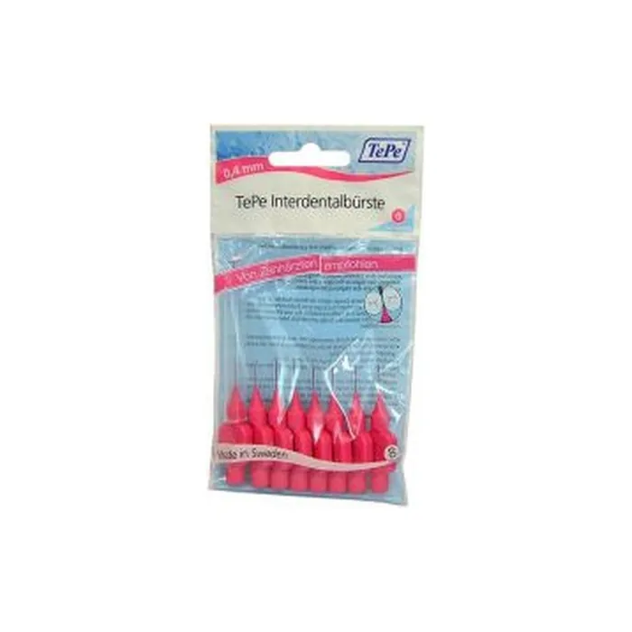 Tepe Interdental Brush Normal 04 Mm Pink 8 Pieces