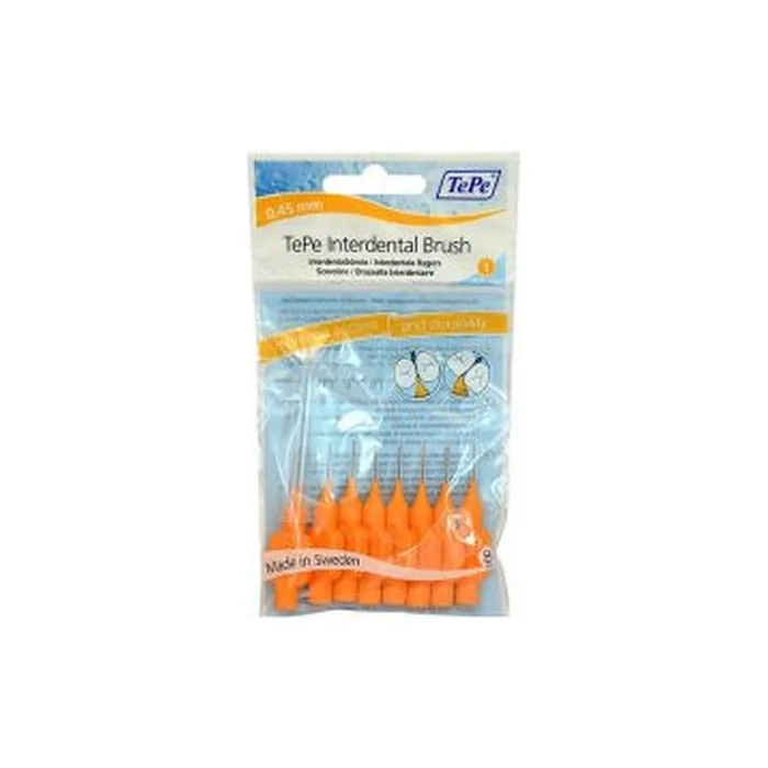 Tepe Interdental Brush Normal 045 Mm Orange 8 Pcs