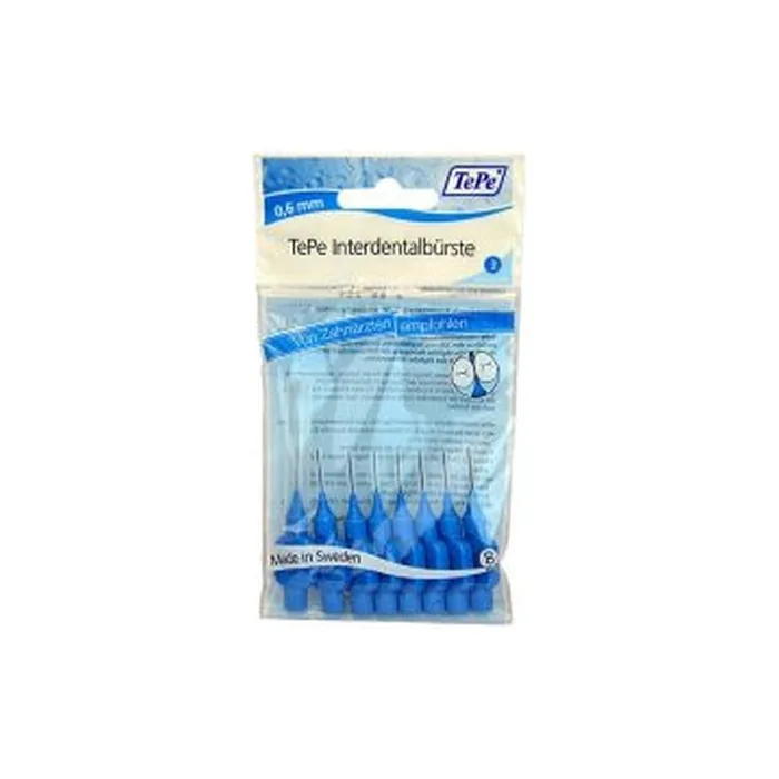 Tepe Interdental Brush Normal 06 Mm Blue 8 Pieces