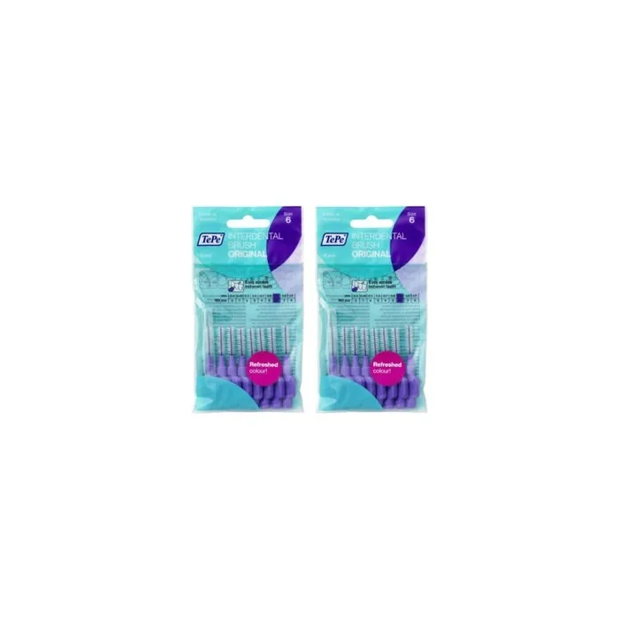 TePe Interdental Brushes 1.1mm Purple Size 6 Original