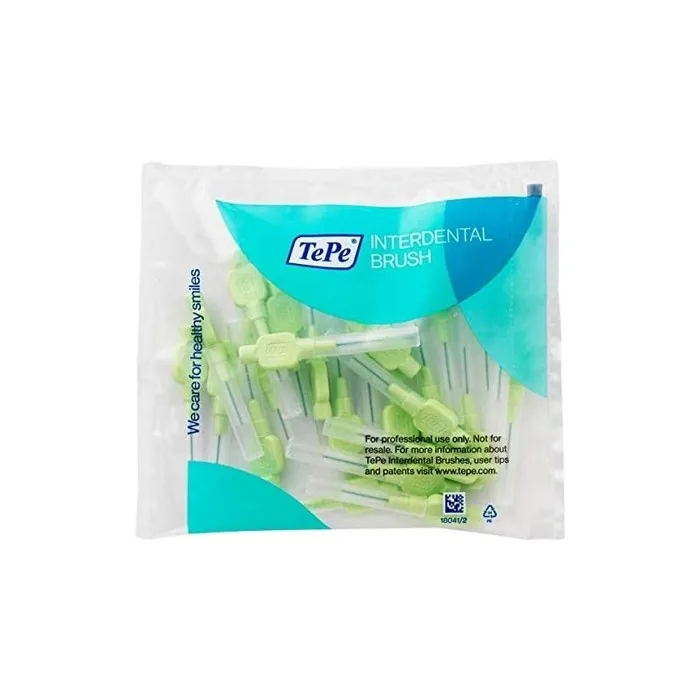 TePe X-Soft Interdental Brushes 0.8mm Light Green 25 Pack