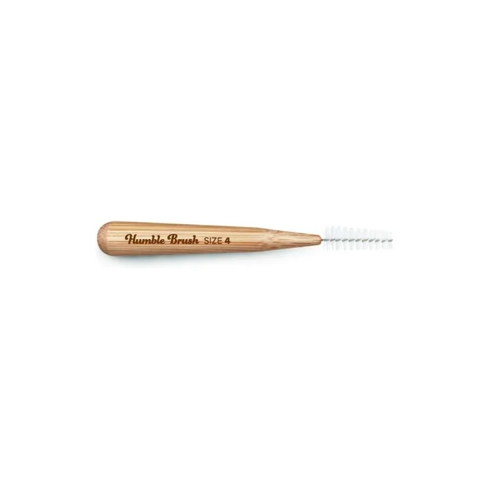 The Humble Co Bamboo Interdental Brush Size 4 Yellow
