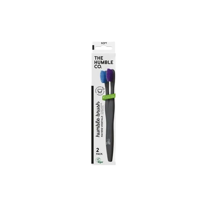 The Humble Co. Plant-Based Soft Toothbrushes - Pack of 2