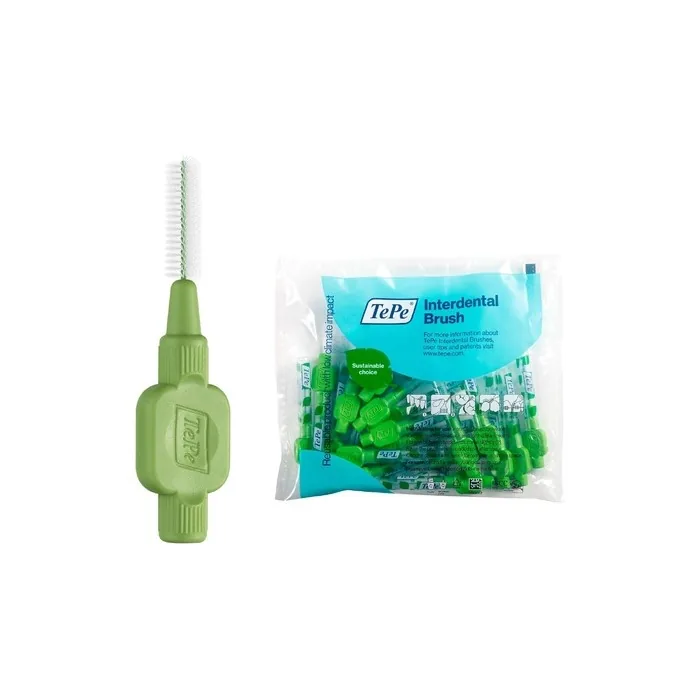 Tepe Interdental Brush Original Green 0.8mm Iso 5 - Pack of 20