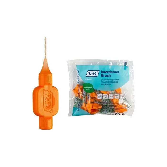 Tepe Interdental Brush Original Orange 0.45mm Iso 1 - Pack of 20