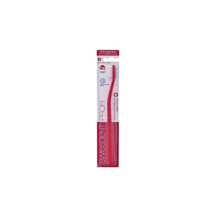 Swissdent Profi Whitening Soft Toothbrush Soft Toothbrush In Red Color