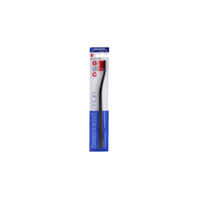 Swissdent Swissdent Profi Colours Toothbrush Black & Red