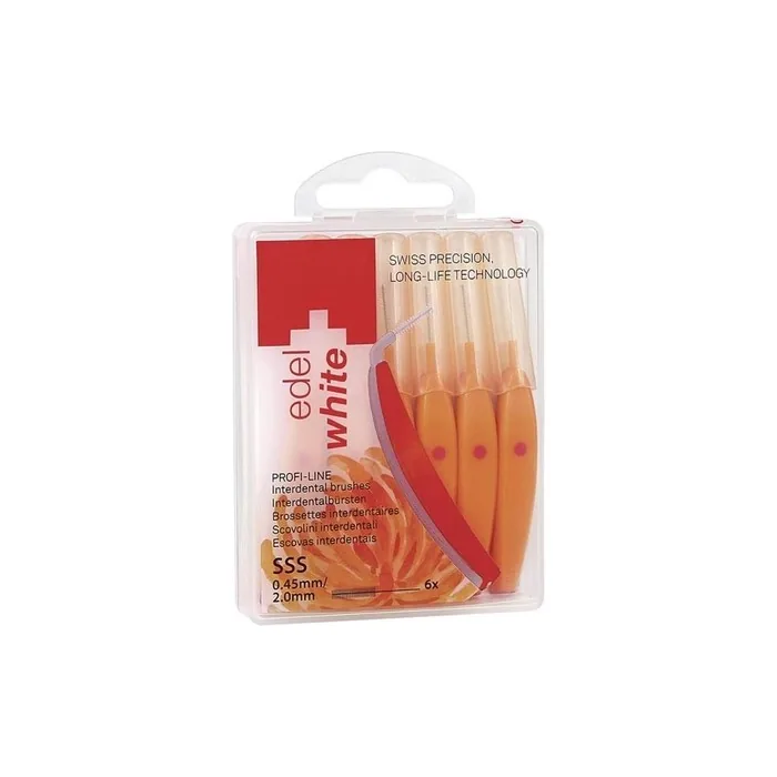 Edel White Interdental Brushes Orange