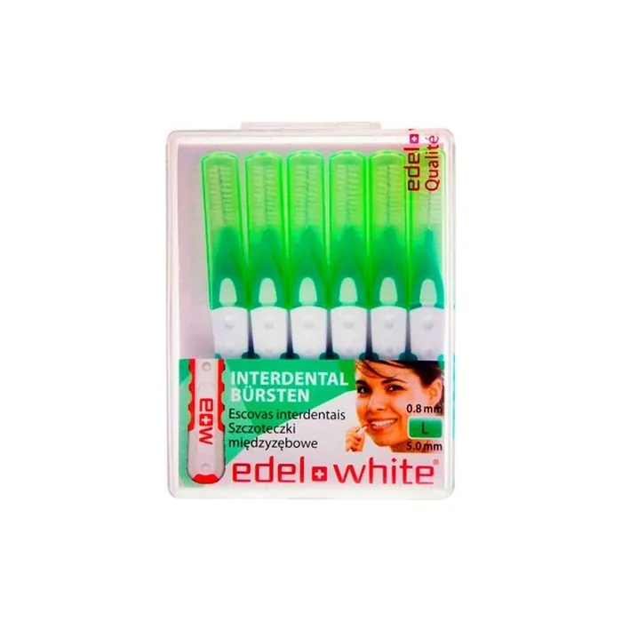 Edelweiss White Interdental Brushes L 0.8mm