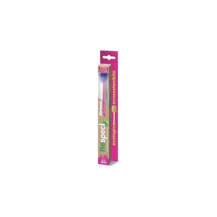 Forhans Respect Eco-Friendly Toothbrush 0.20 with Medium Soft Bristles
