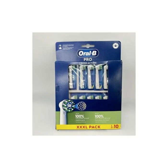 Oralb Pro Cross Action Replacement Heads Pack Of 10