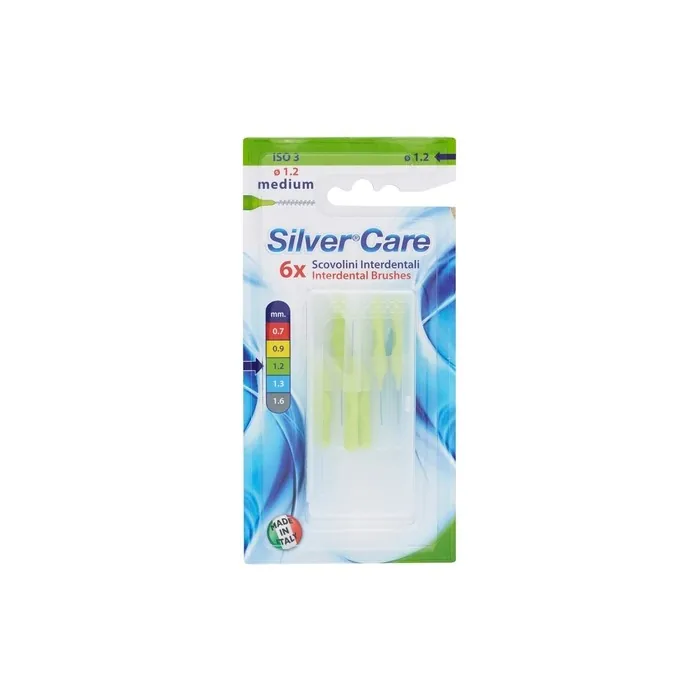 SilverCare ISO 3 Interdental Brush Size M 6 Units