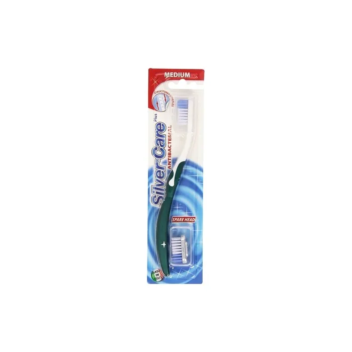 Silver Care-Brosse Toothbrush and Replacement Heads Medium
