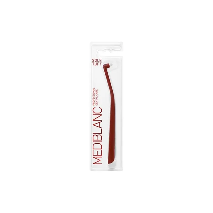 MEDIBLANC Single-Tuft Toothbrush Red